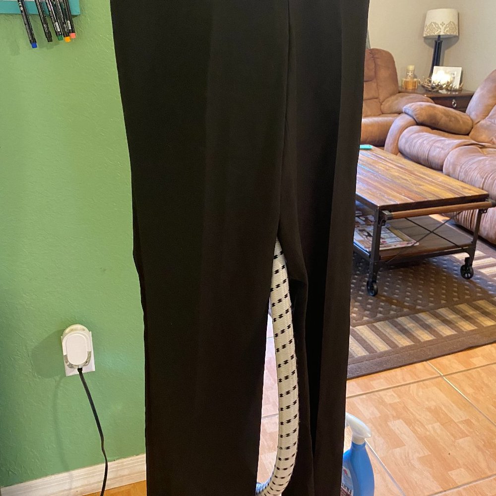 WOMEN WAIT STAFF TUXEDO PANTS FINE DINING SIZE 4 REGULAR PIN STRIPE